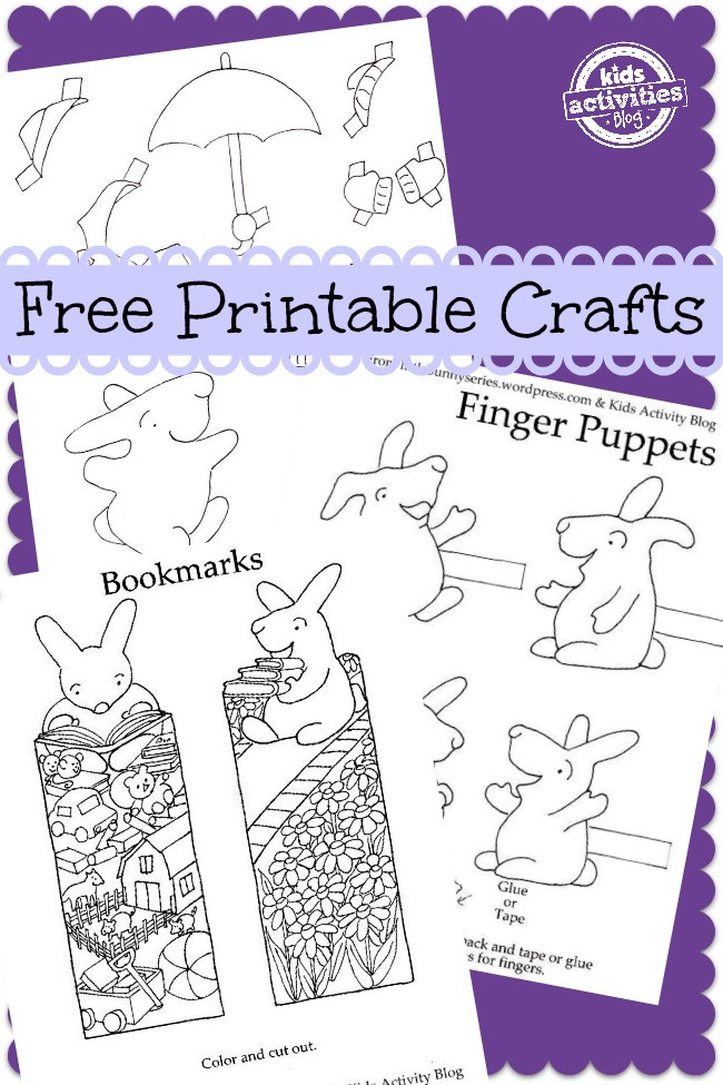 Printable Craft For Kids
 FREE Kids Craft Printables