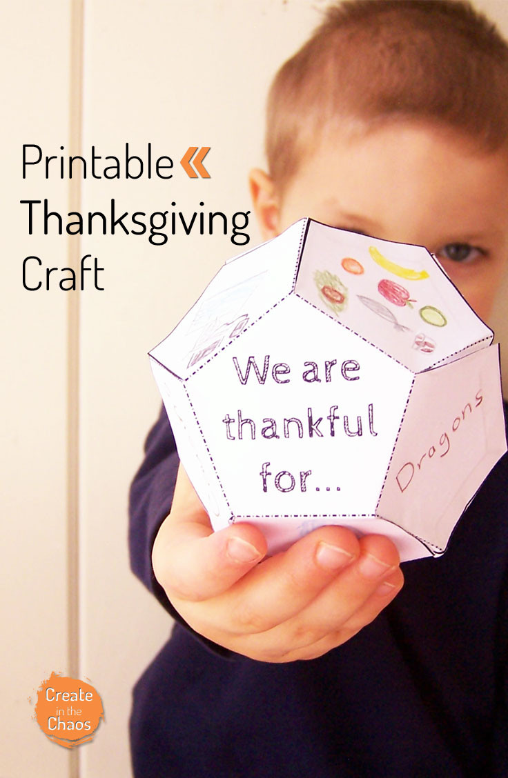 Printable Craft For Kids
 Free Printable Thanksgiving Craft Money Saving Mom