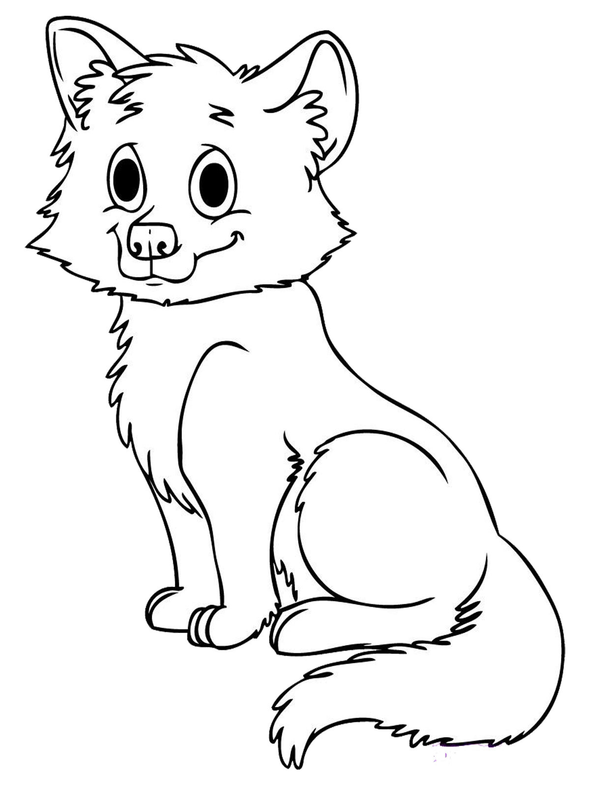 Printable Fox Coloring Pages
 Free Printable Fox Coloring Pages For Kids