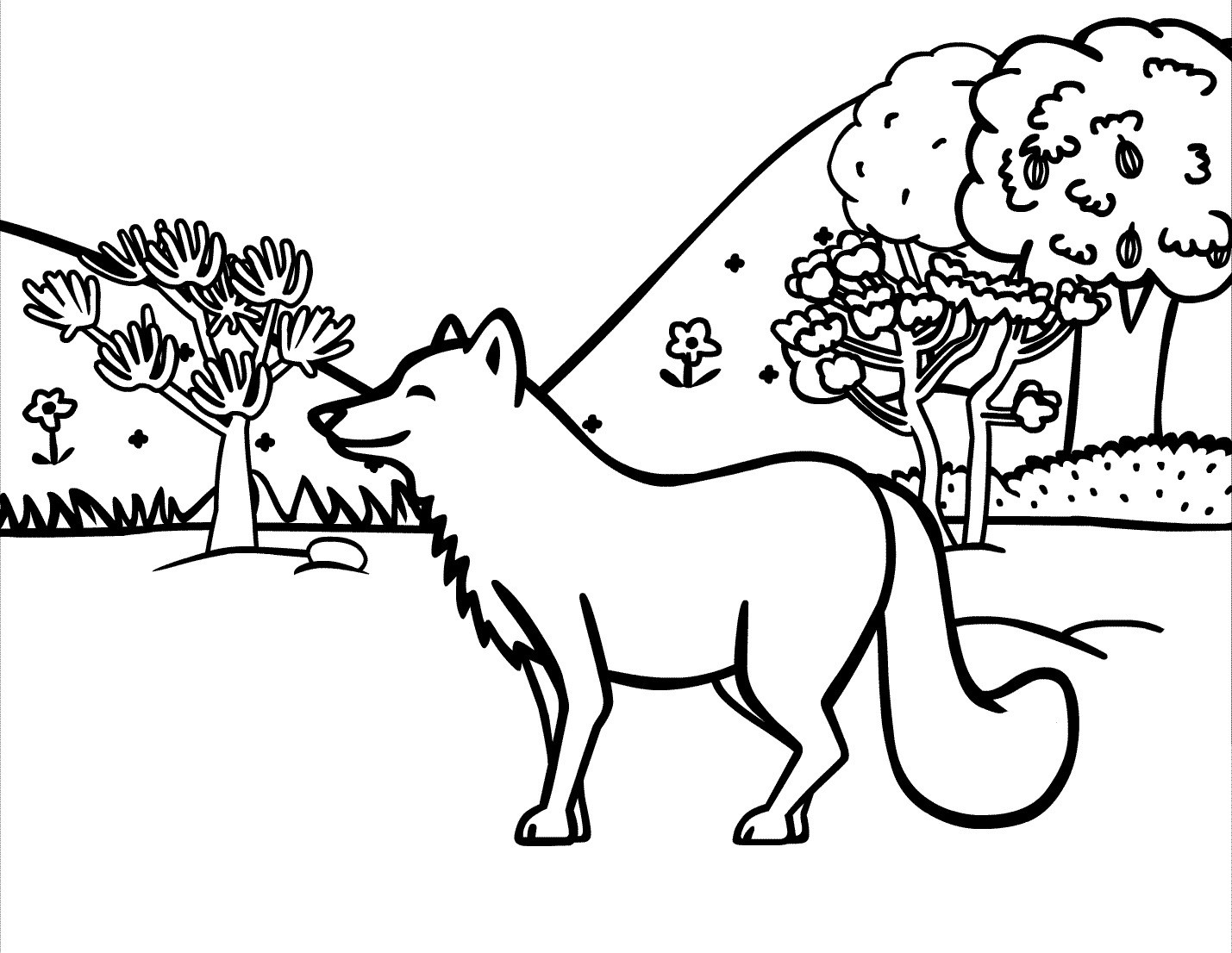 Printable Fox Coloring Pages
 Free Printable Fox Coloring Pages For Kids