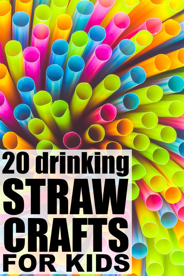 Project For Kids
 20 drinking straw crafts for kids