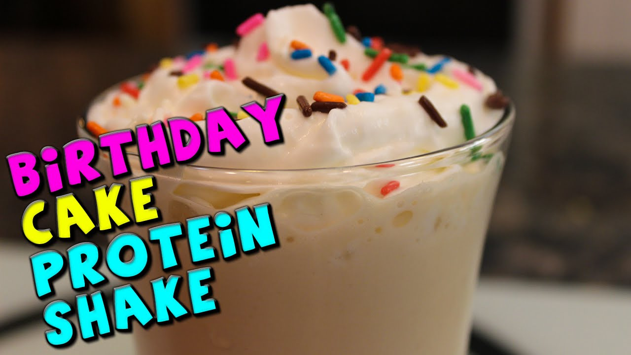 Protein Birthday Cake
 Birthday Cake PROTEIN Shake Recipe