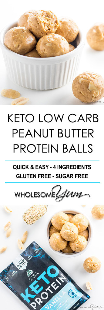 Protein Powder Recipes Low Carb
 Keto Low Carb Peanut Butter Protein Balls Recipe 4