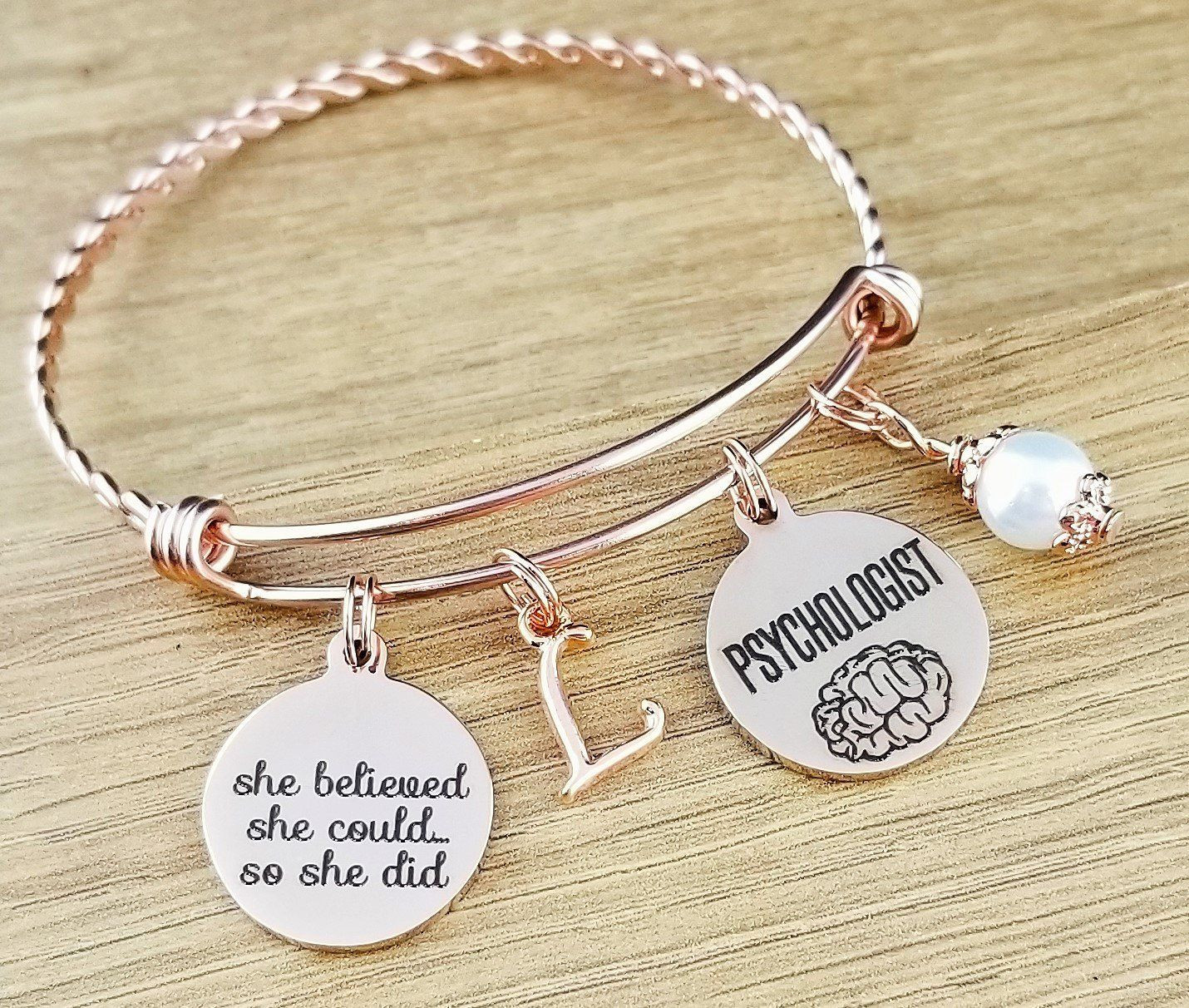 Psychology Graduation Gift Ideas
 Rose Gold Psychologist Gift Graduation Gift for