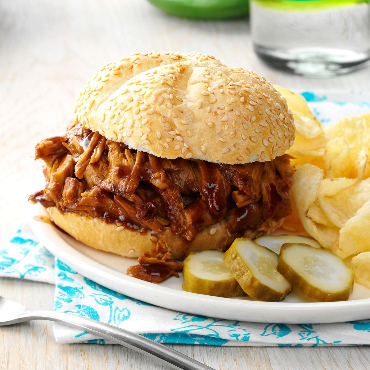 Pulled Pork Sandwiches Sides
 Slow Cooker Pulled Pork Sandwiches Recipe