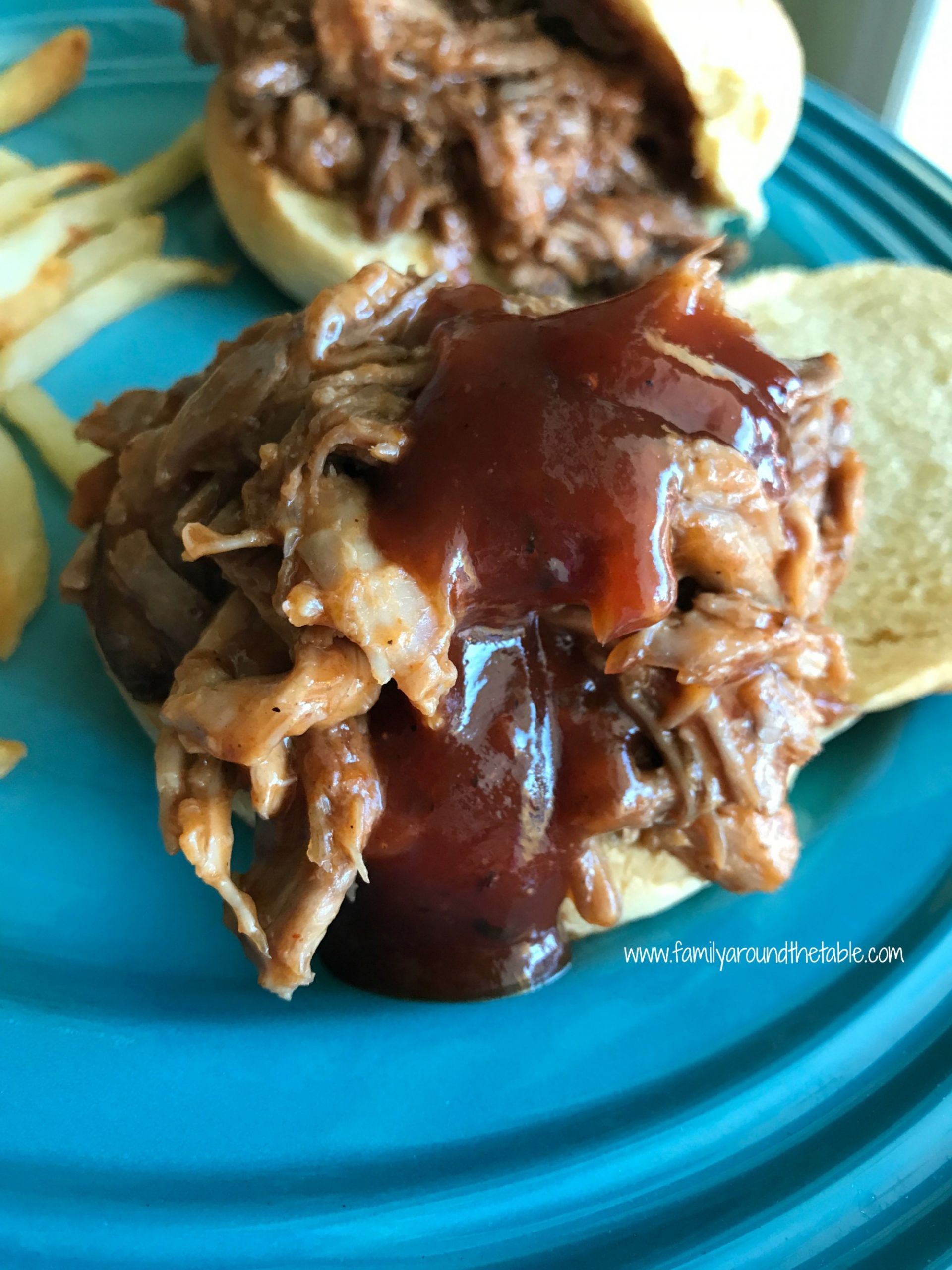 Pulled Pork Sandwiches Sides
 Pulled Pork Sandwiches • Family Around the Table