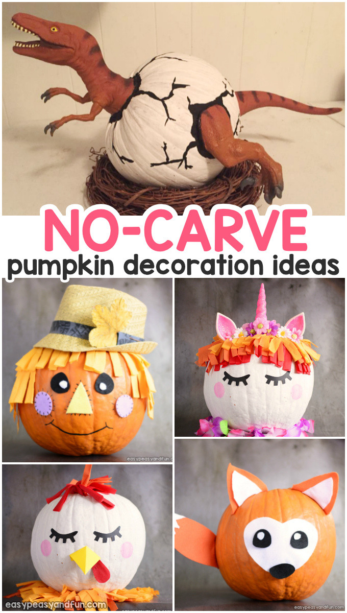 Pumpkin Decorating Ideas For Kids
 Amazing Pumpkin Painting Ideas & Other No Carve Pumpkin