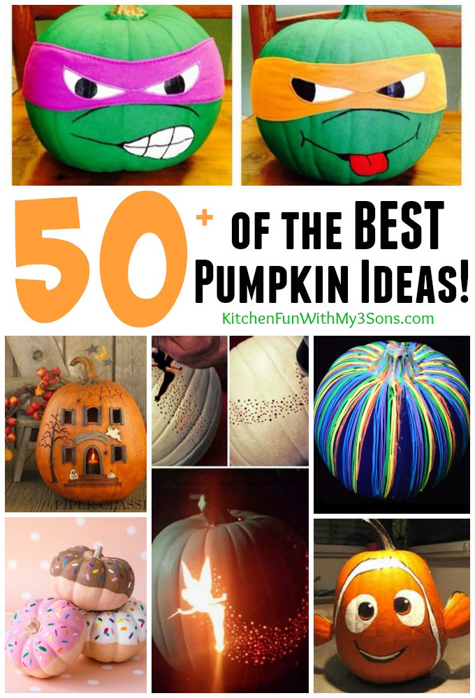 Pumpkin Decorating Ideas For Kids
 50 of the BEST Pumpkin Decorating Ideas Kitchen Fun
