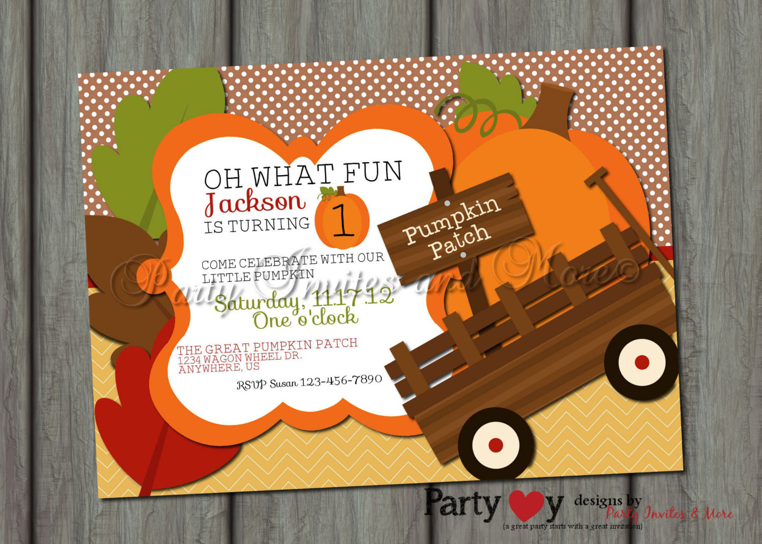 Pumpkin Patch Birthday Party Invitations
 Pumpkin Birthday Invitation Pumpkin Patch by