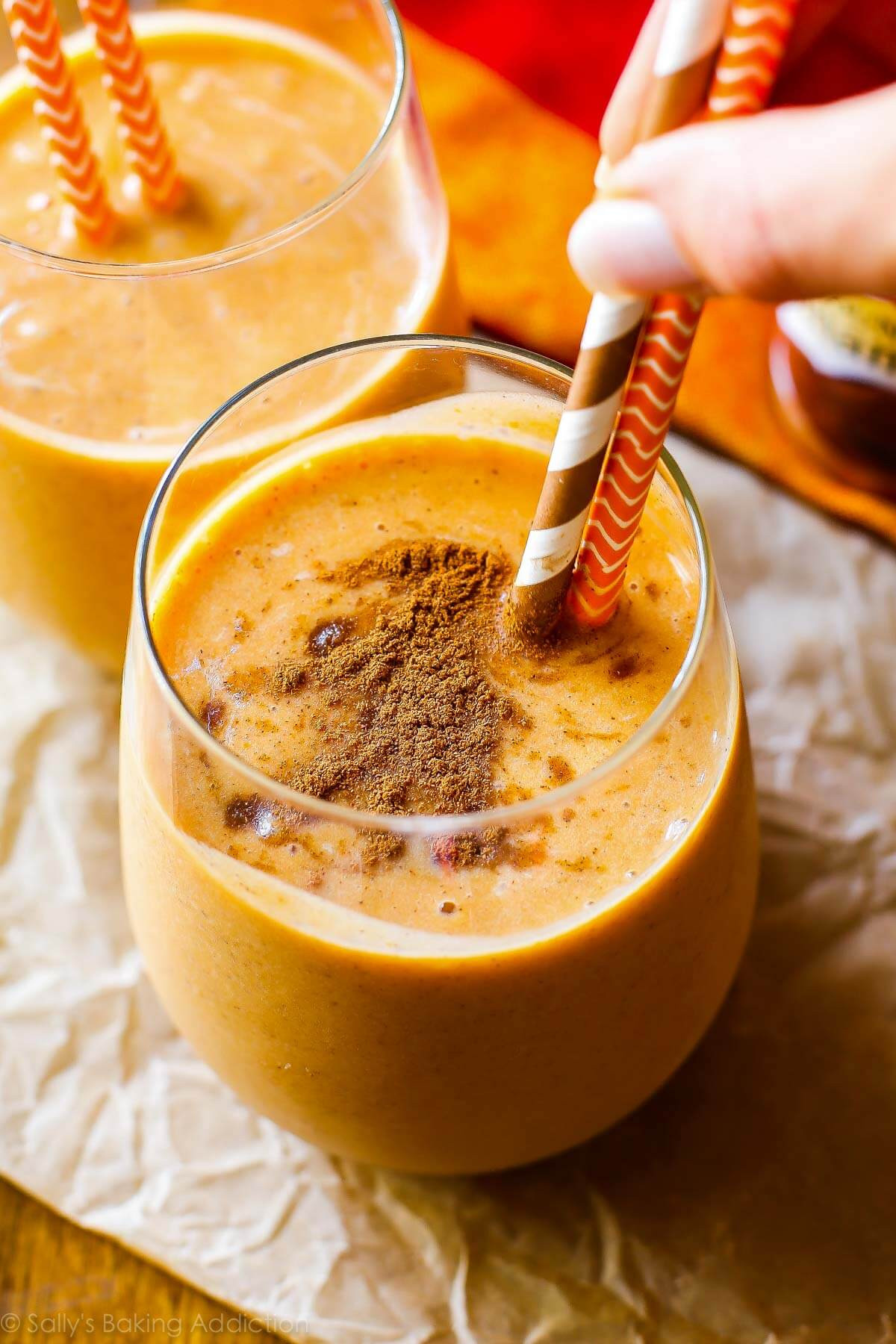 Pumpkin Pie Smoothie Recipes
 Pumpkin Pie Protein Smoothie Sallys Baking Addiction