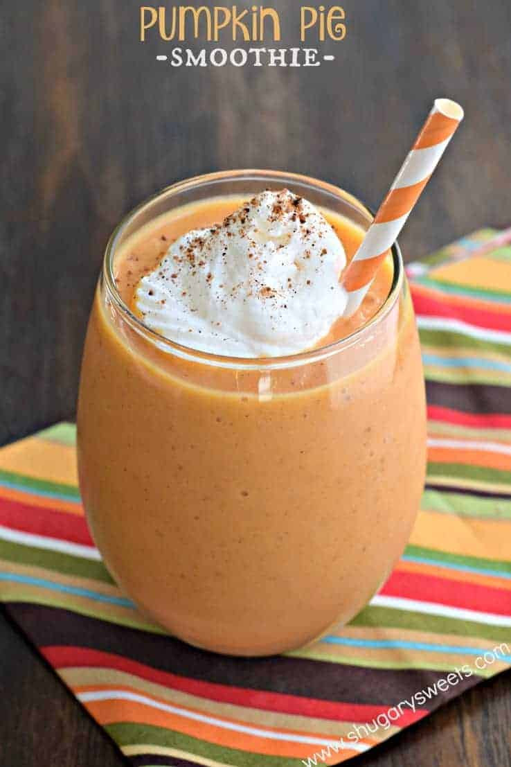 Pumpkin Pie Smoothie Recipes
 Pumpkin Pie Smoothie Shugary Sweets