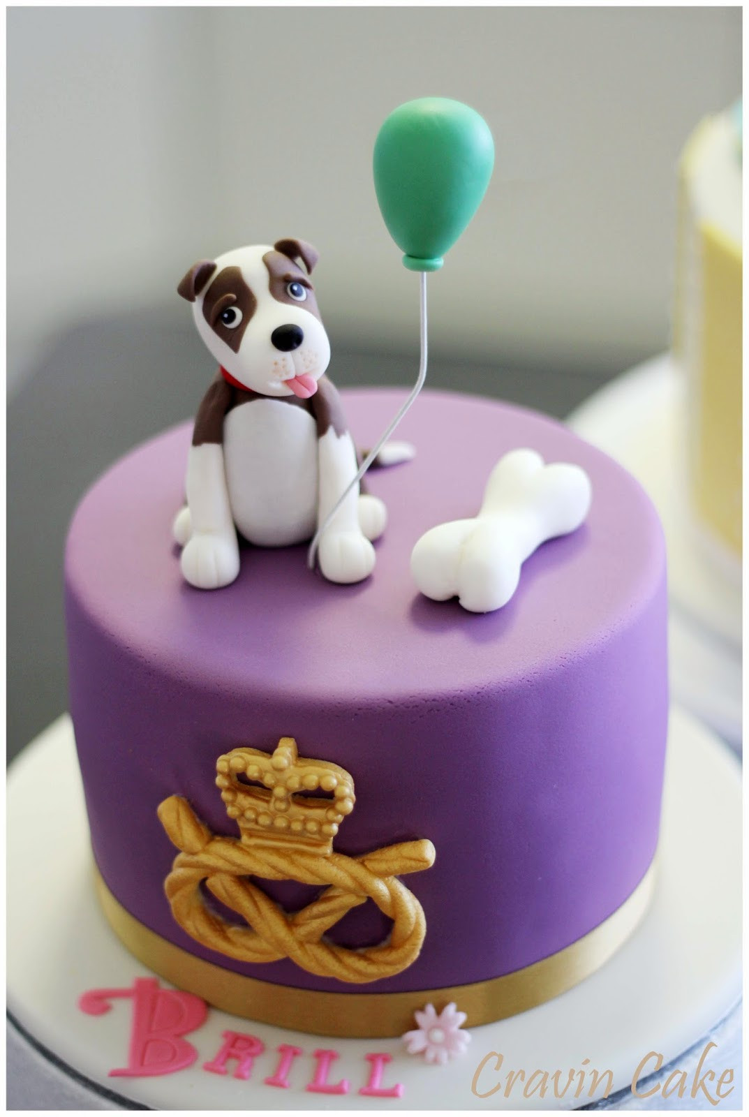 Puppy Birthday Cakes
 Cravin Cake A Puppy Dog Cake & Feminine Vintage Cake