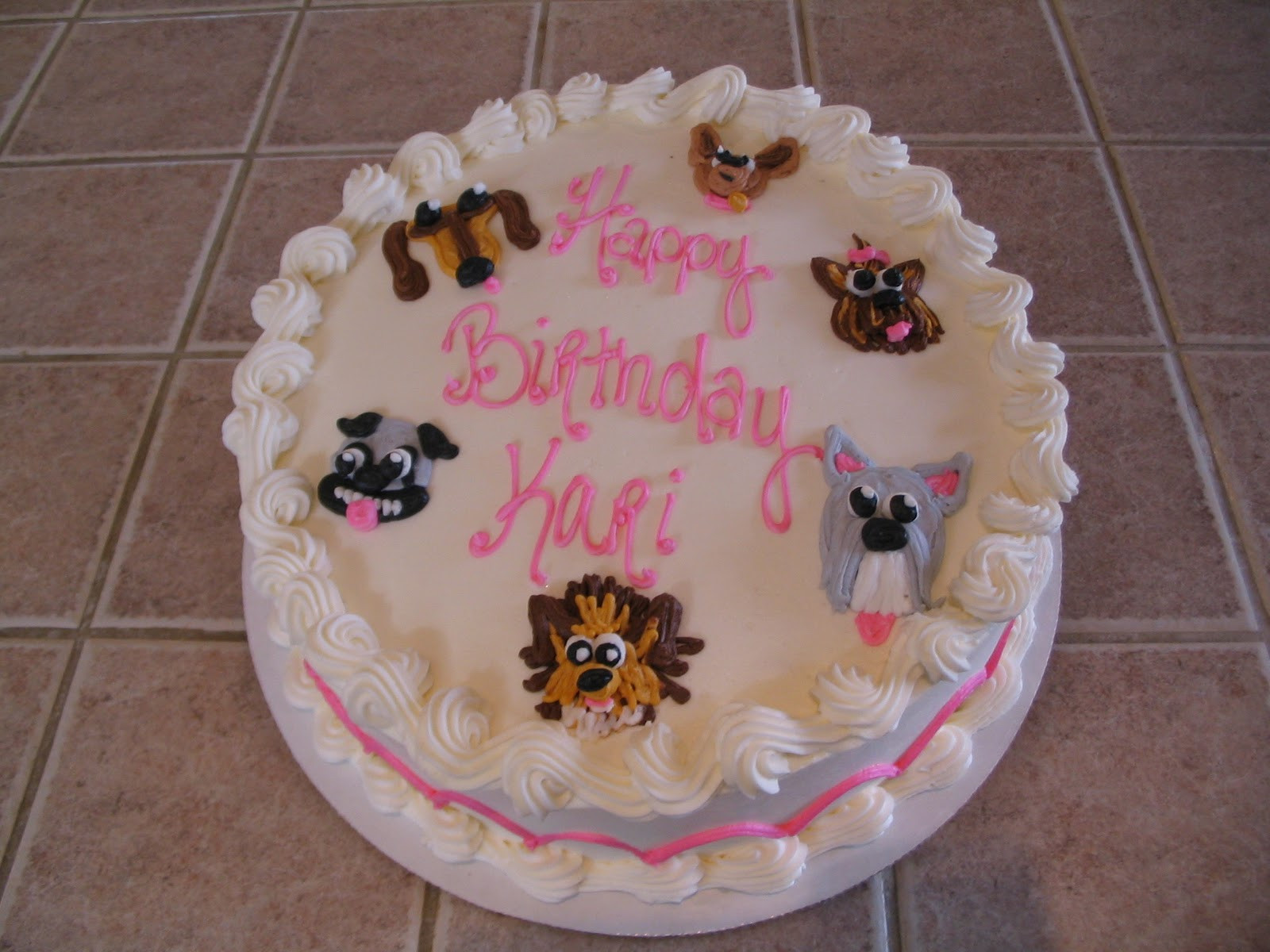 Puppy Birthday Cakes
 Details by Kari Puppy Dog Birthday Cake