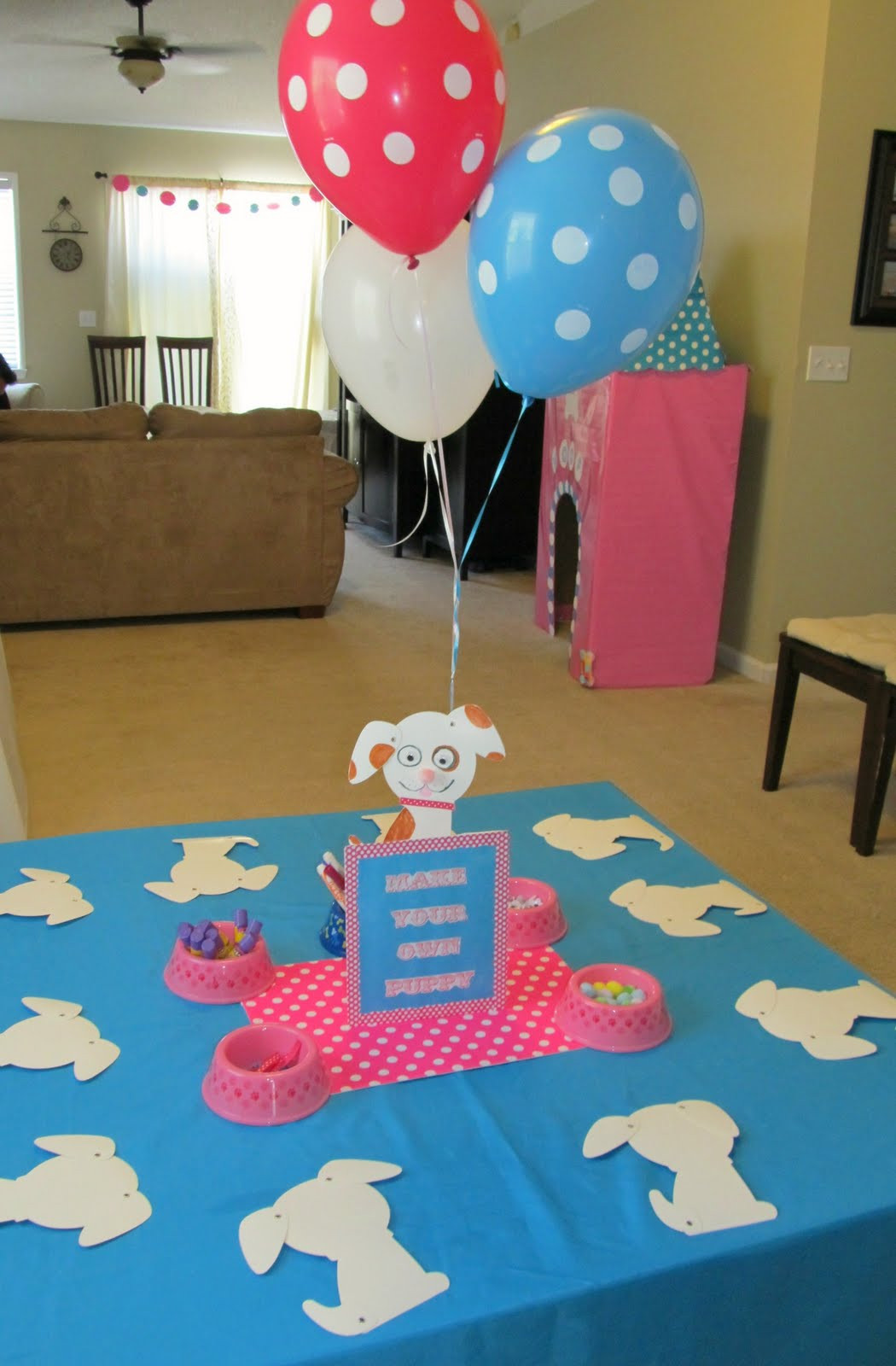 Puppy Birthday Decorations
 Love & Sugar Kisses Puppy Party