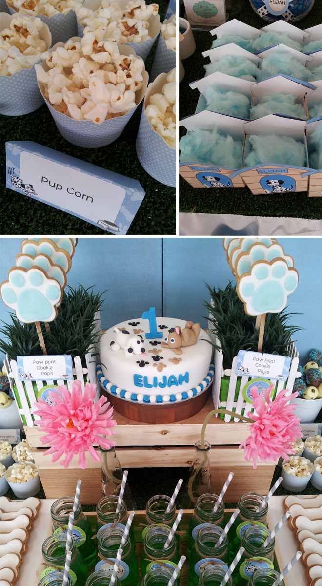 Puppy Birthday Decorations
 Adorable Puppy Themed 1st Birthday Party