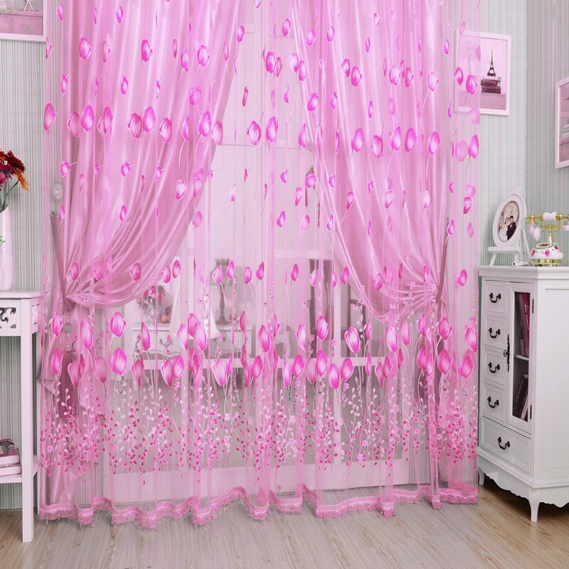 Purple Curtains For Kids Room
 Modern Tulle Curtains For Living Room Purple Curtains For