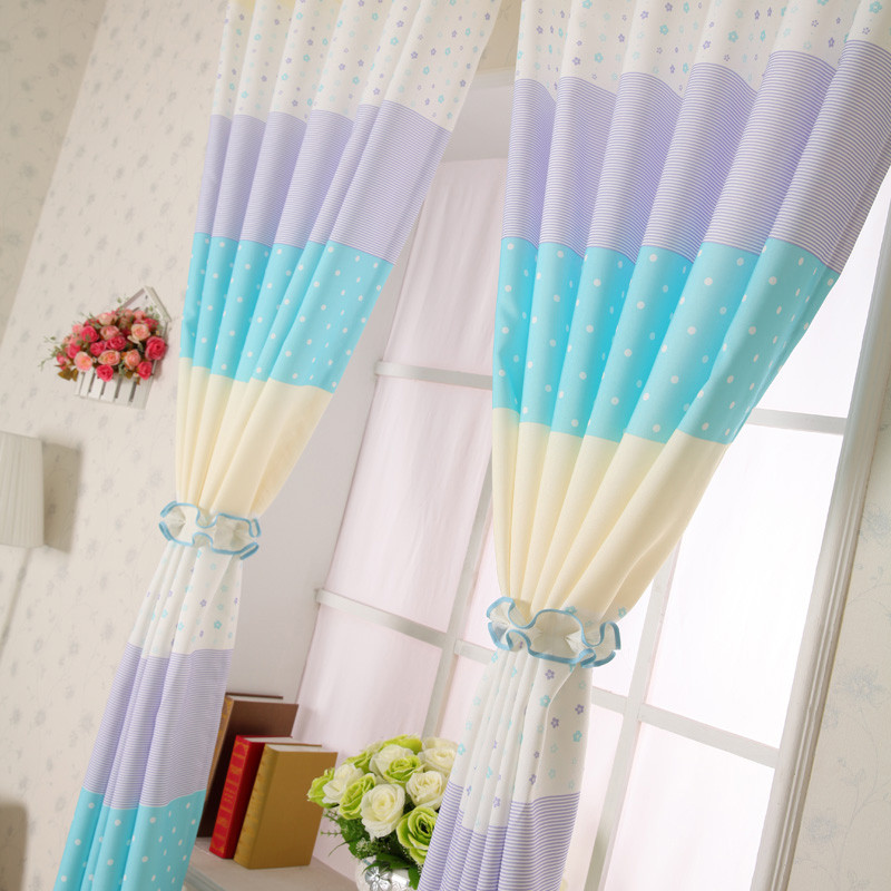 Purple Curtains For Kids Room
 Cheap Blue Purple Polka Dot Curtains For Kids Room