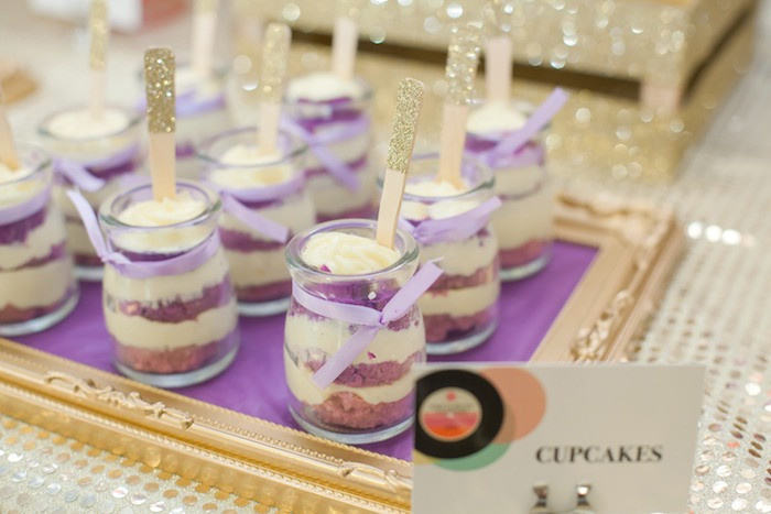 Purple Themed Birthday Party
 Kara s Party Ideas Pink Purple and Gold Disco Party