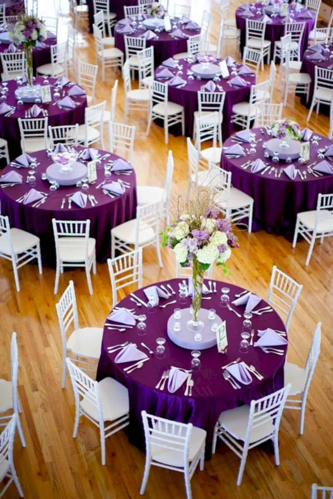 Purple Wedding Table Decorations
 15 Purple Wedding Ideas