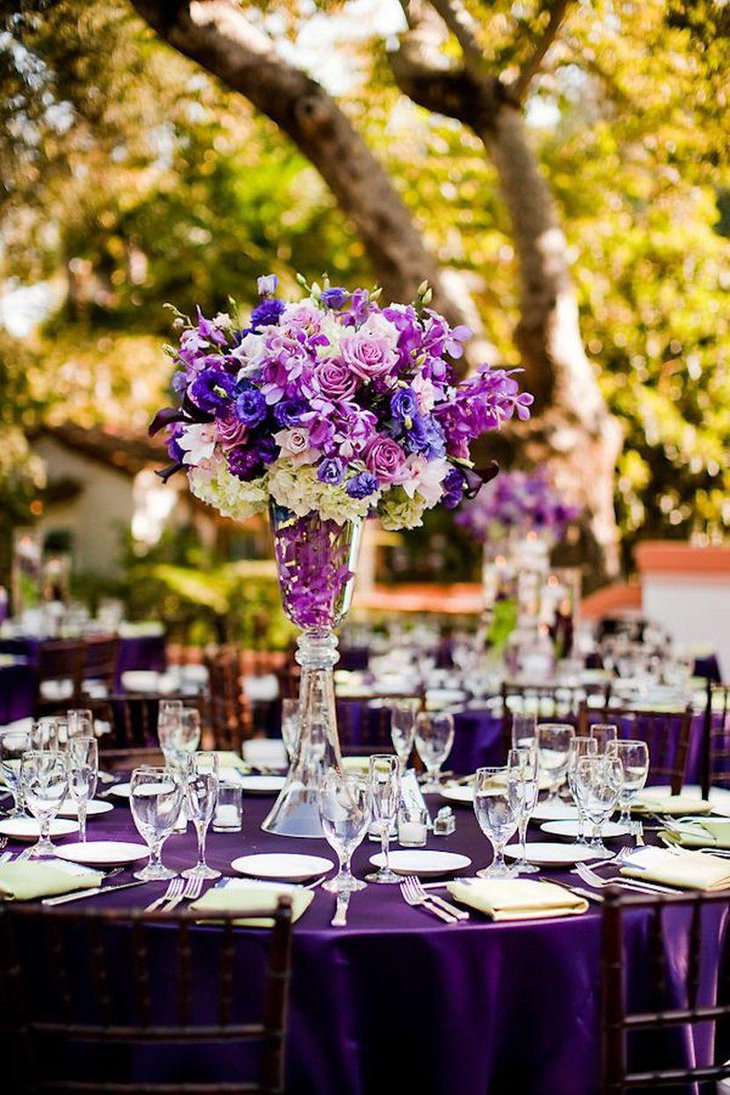 Purple Wedding Table Decorations
 37 Trendy Purple Wedding Table Decorations