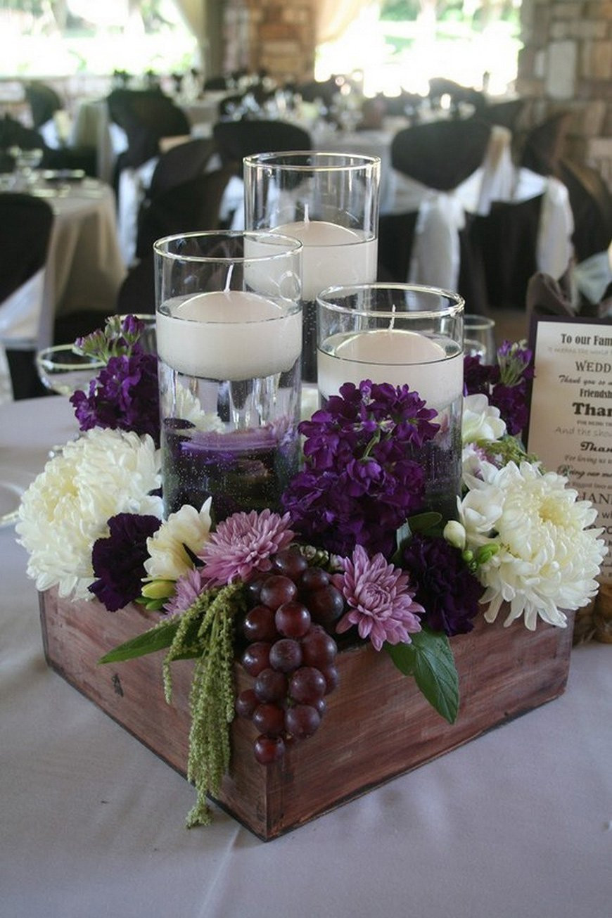 Purple Wedding Table Decorations
 Purple Wedding Decorations Wedding Ideas By Colour