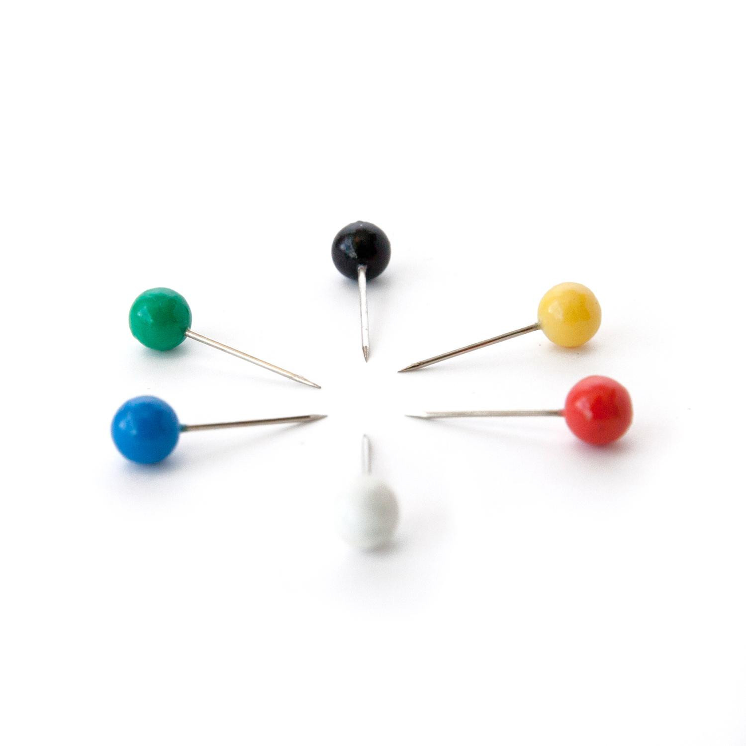 Push Pins
 Amazon U Brands Map Push Pins Plastic Head Steel