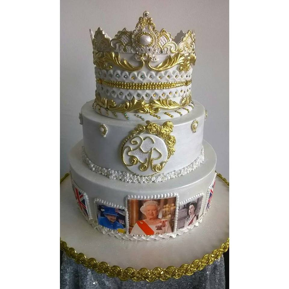 Queen Birthday Cake
 This Nigerian Lady Designed The Queen of England’s 90th