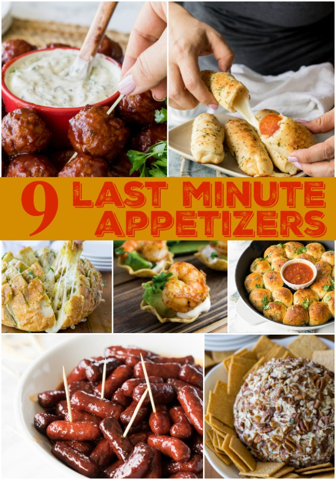 Quick And Easy Appetizers Recipe
 9 Last Minute Appetizers I Wash You Dry