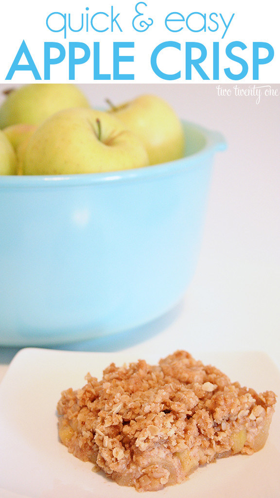 Quick And Easy Apple Desserts
 Fall Favorite Apple Crisp