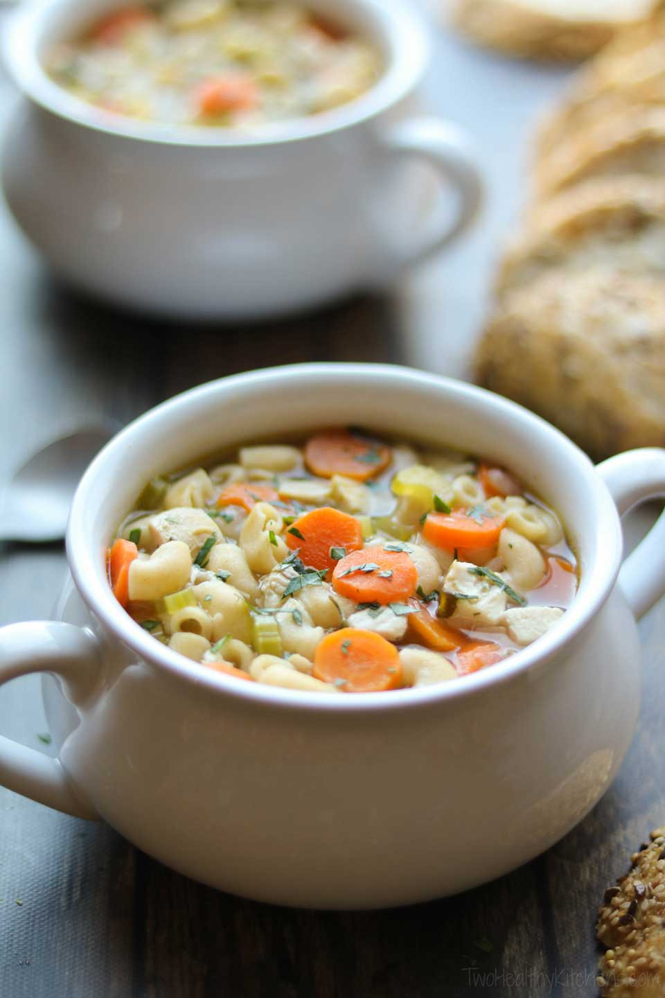 Quick And Easy Chicken Soup
 Quick & Easy Chicken Noodle Soup with Rotisserie Chicken