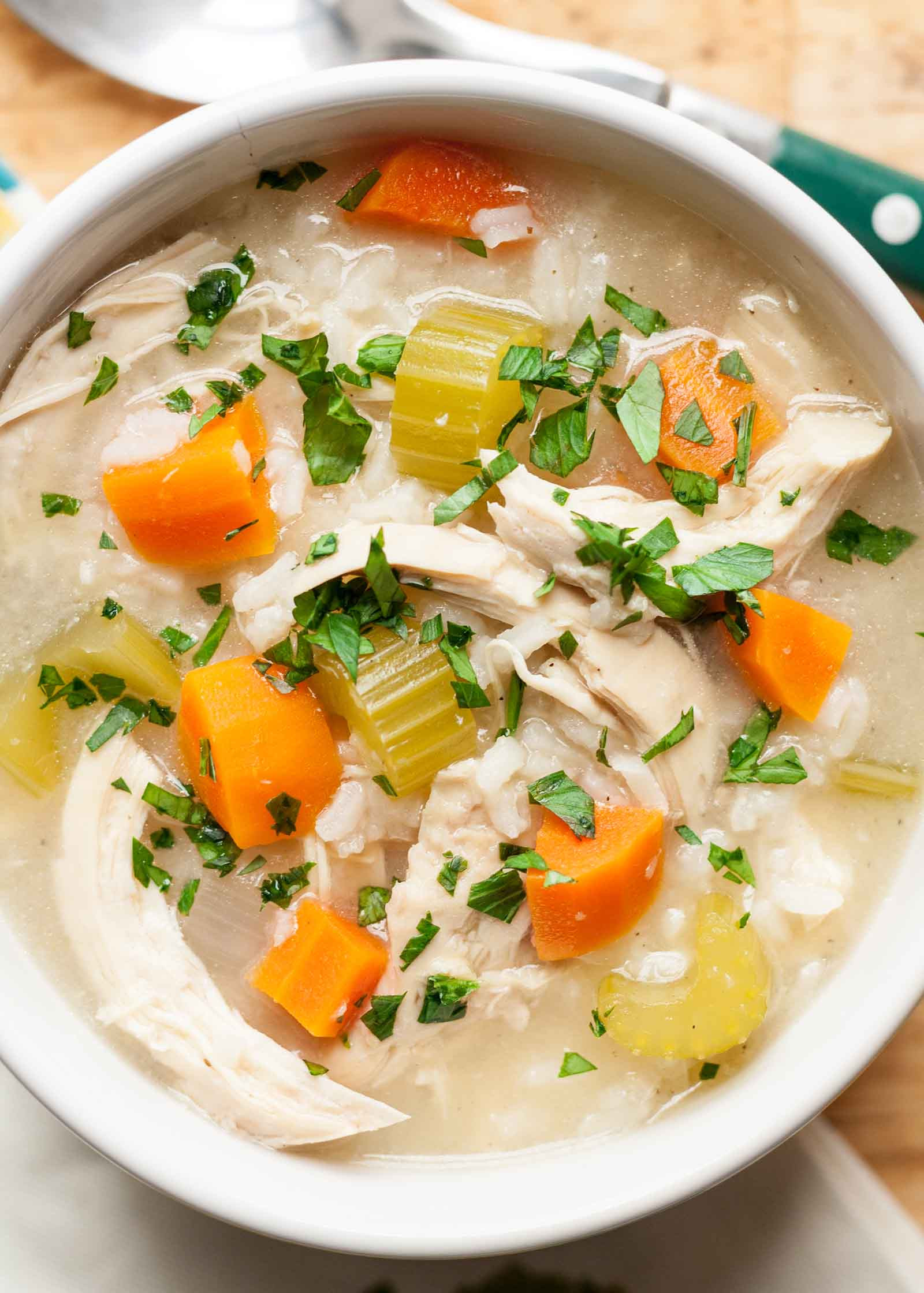 Quick And Easy Chicken Soup
 Homemade Chicken & Rice Soup e Pot
