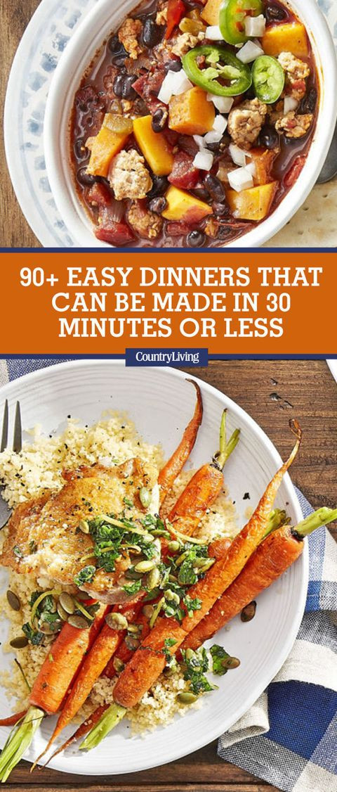 Quick And Easy Meals For Dinner
 99 Quick and Easy Dinners Best Recipes for 30 Minute Meals