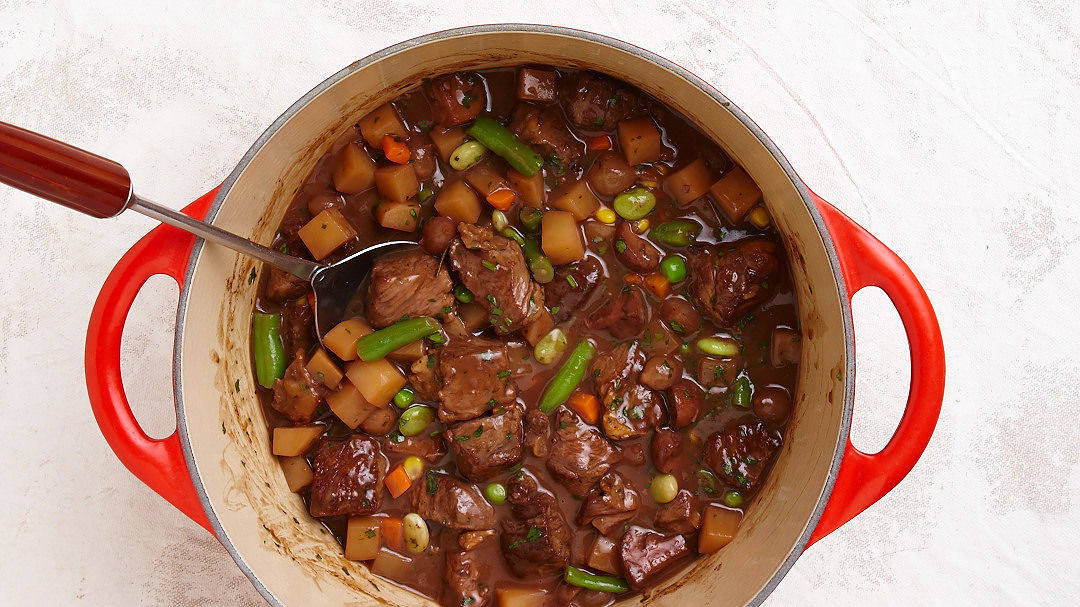 Quick Beef Stew Recipe
 Quick Beef Stew with Red Wine and Rosemary Recipe