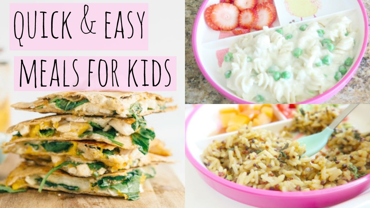Quick Easy Recipes For Kids
 Quick and Easy Lunch Ideas for Kids