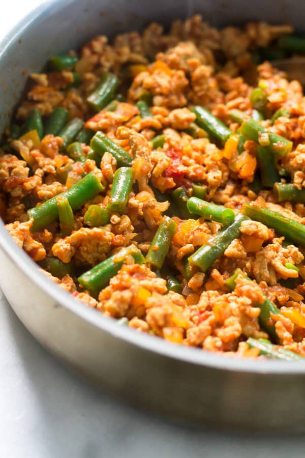 Quick Meals With Ground Turkey
 Ground Turkey Skillet with Green Beans Primavera Kitchen