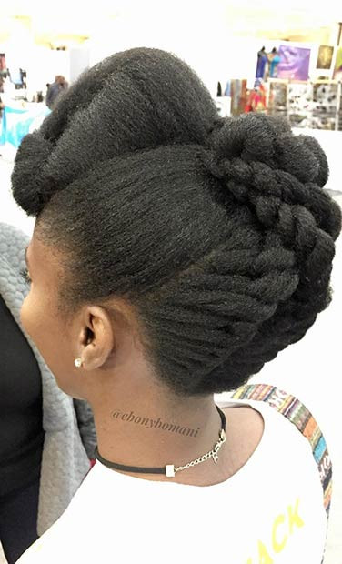 Quick Natural Updo Hairstyles
 21 Chic and Easy Updo Hairstyles for Natural Hair