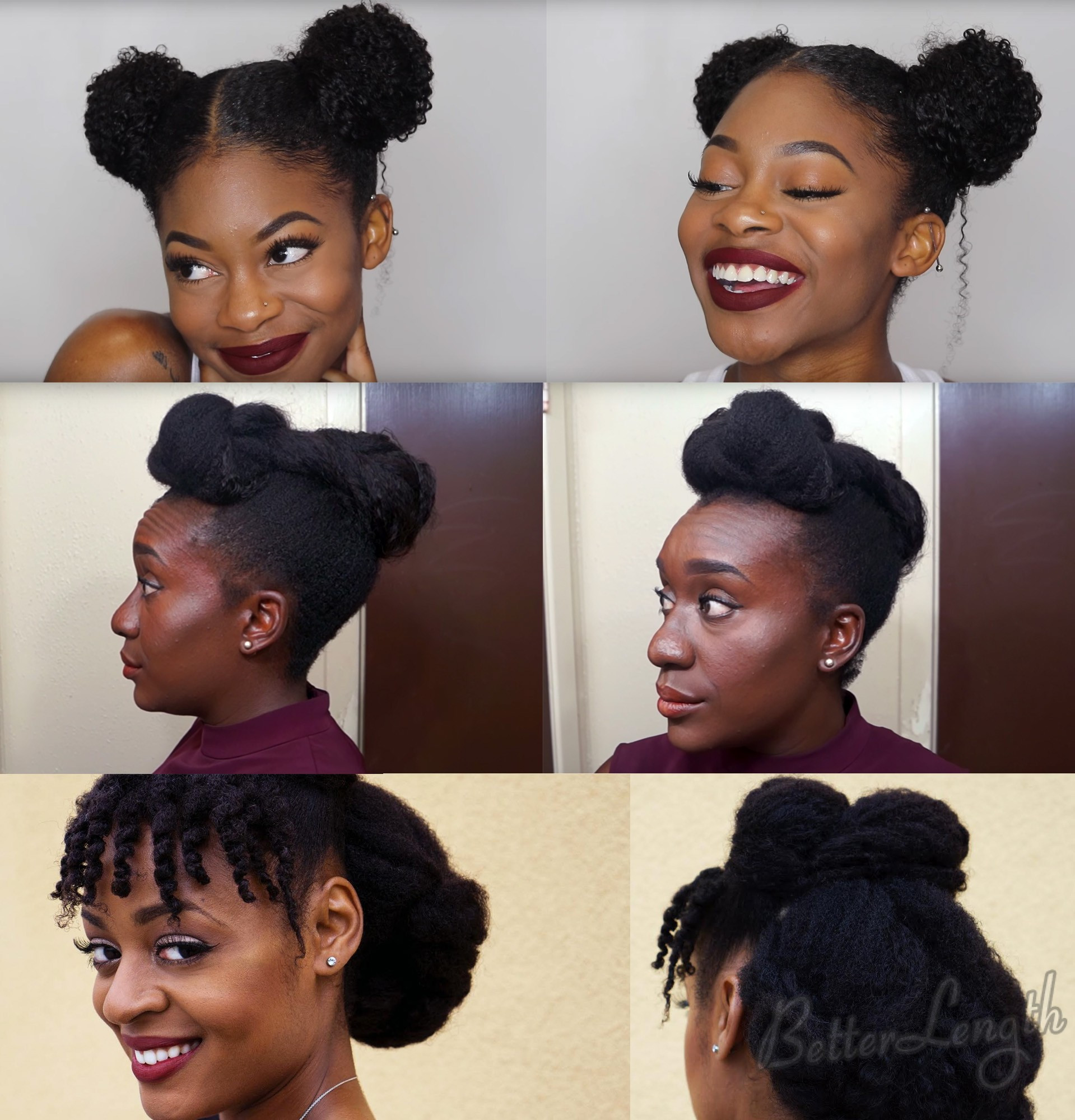 Quick Natural Updo Hairstyles
 TOP 6 Quick & Easy Natural Hair Updos