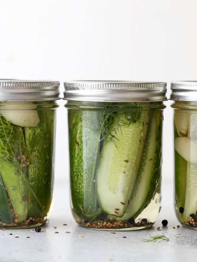 Quick Refrigerator Dill Pickles
 Quick Refrigerator Dill Pickles pletely Delicious