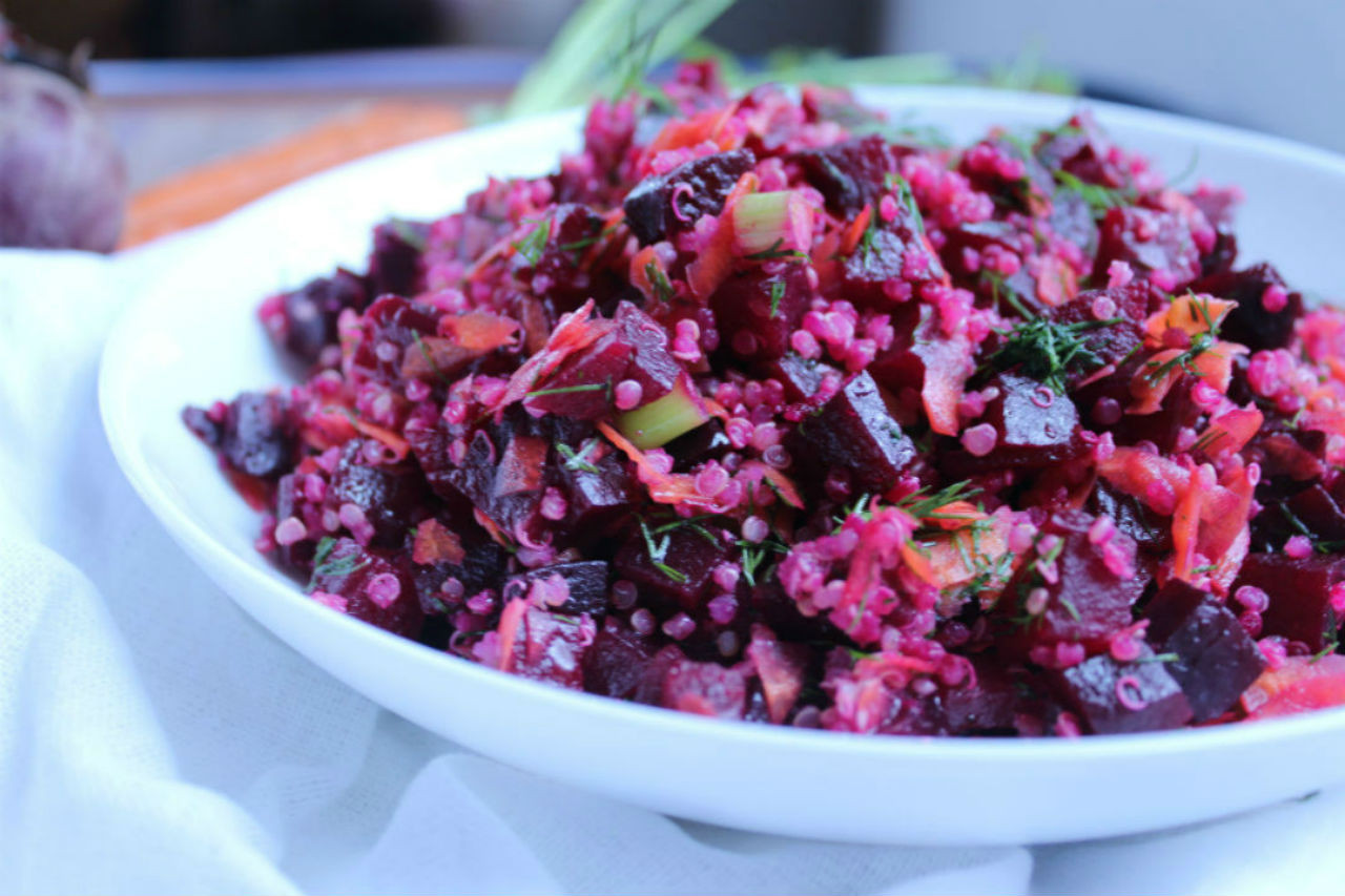 Quinoa Beetroot Salad
 Roasted Beet Quinoa Salad with Carrots Zest Nutrition