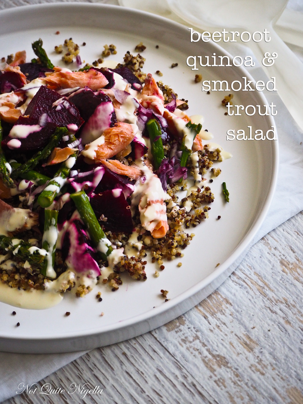 Quinoa Beetroot Salad
 Beetroot & Quinoa Salad Not Quite Nigella