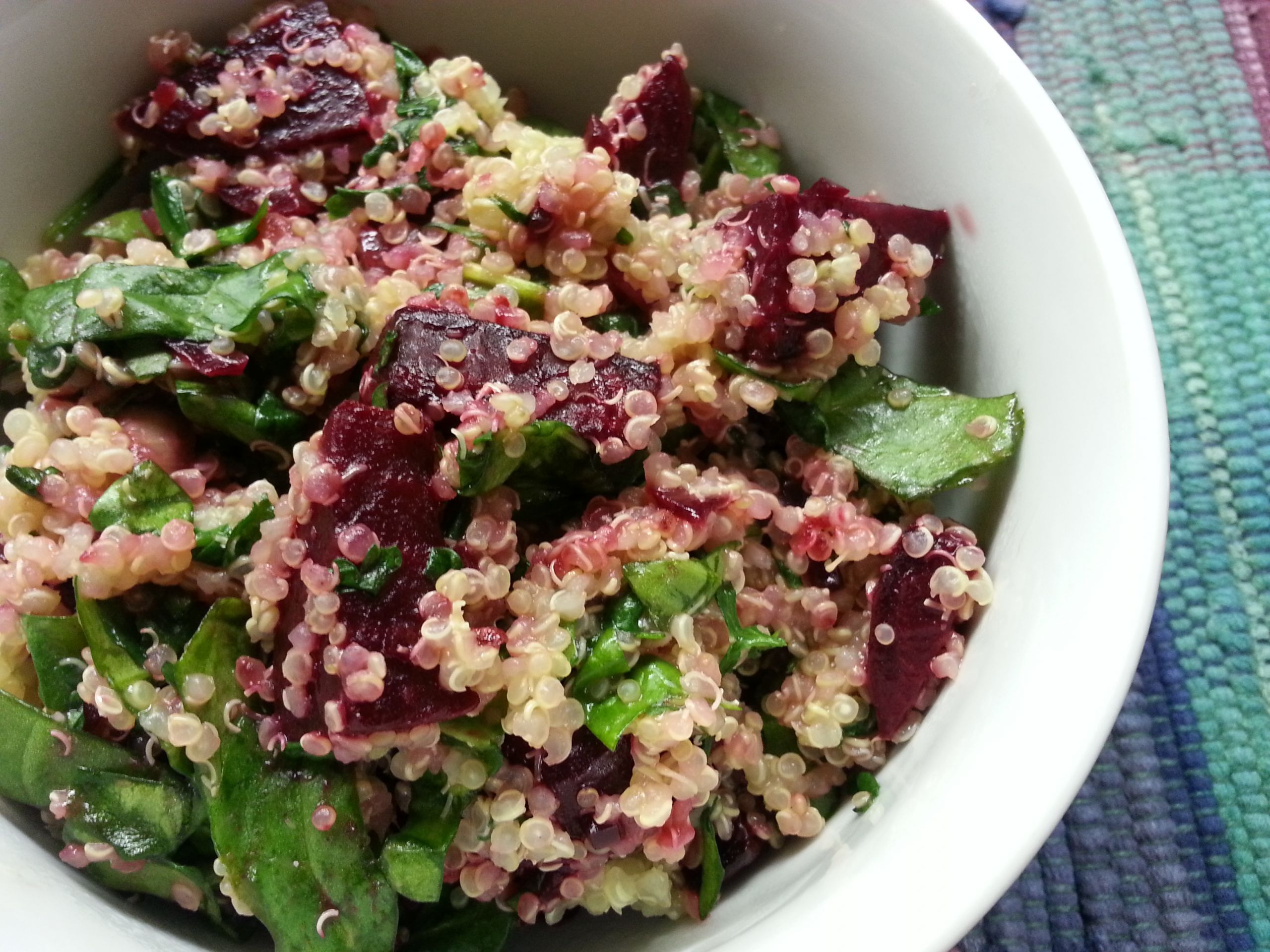 Quinoa Beetroot Salad
 Roasted Beet and Quinoa Salad