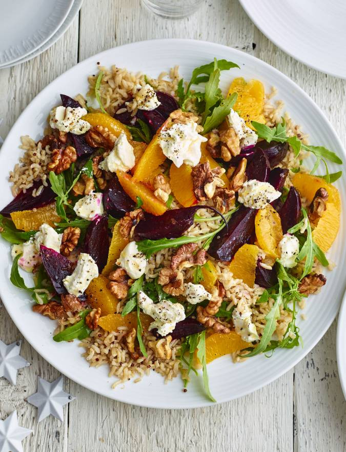 Quinoa Beetroot Salad
 Beetroot orange and quinoa salad