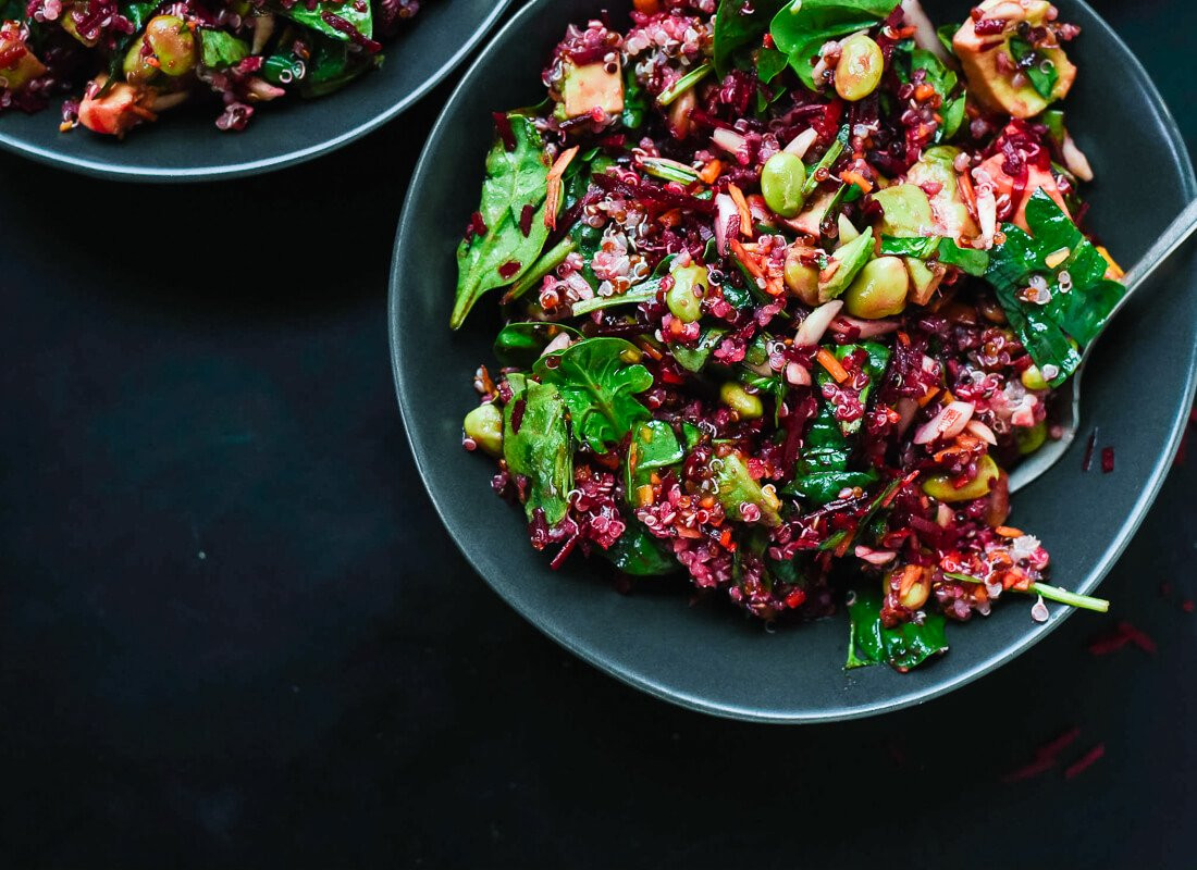 Quinoa Beetroot Salad
 Colorful Beet Salad Recipe Cookie and Kate