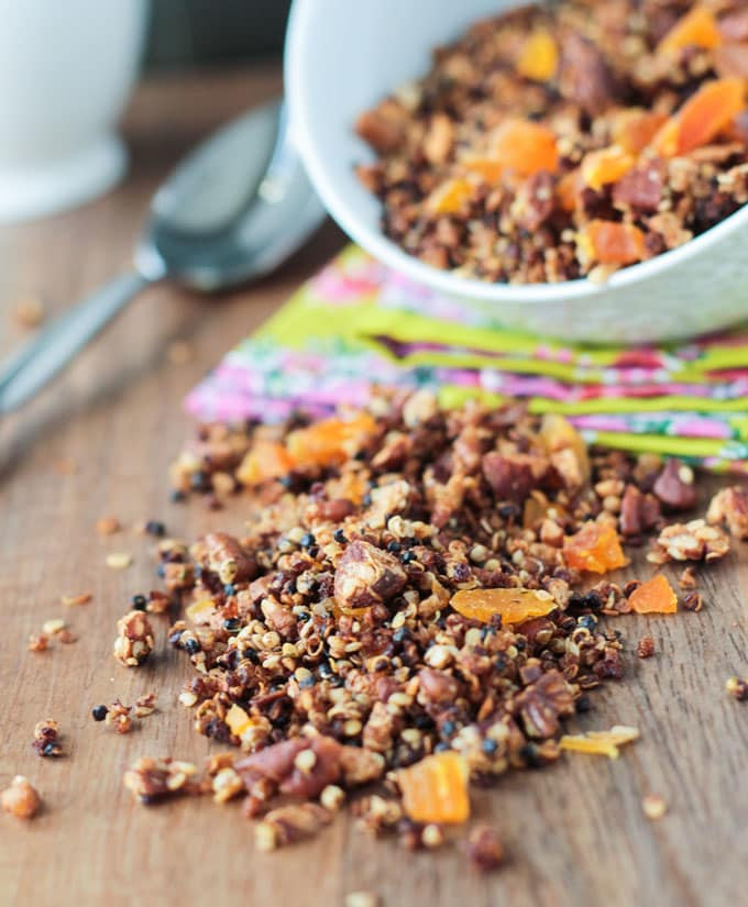 Quinoa Breakfast Cereal
 Crunchy Quinoa Breakfast Cereal Gluten Free Veggie