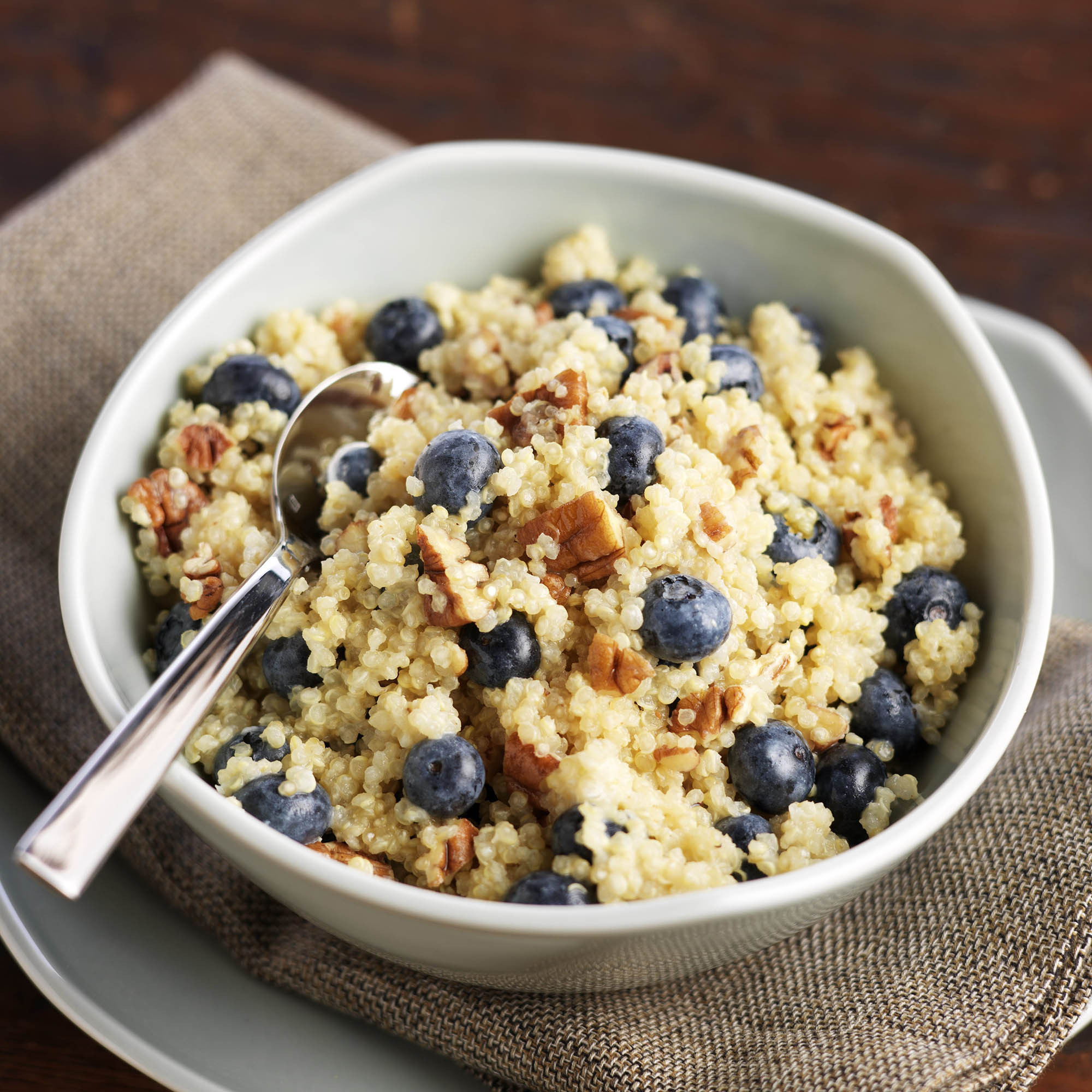 Quinoa Breakfast Cereal
 Blueberry Quinoa Breakfast Cereal