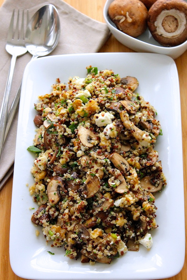 Quinoa Mushrooms Recipes
 Quinoa with Mushrooms and Scallions Green Valley Kitchen