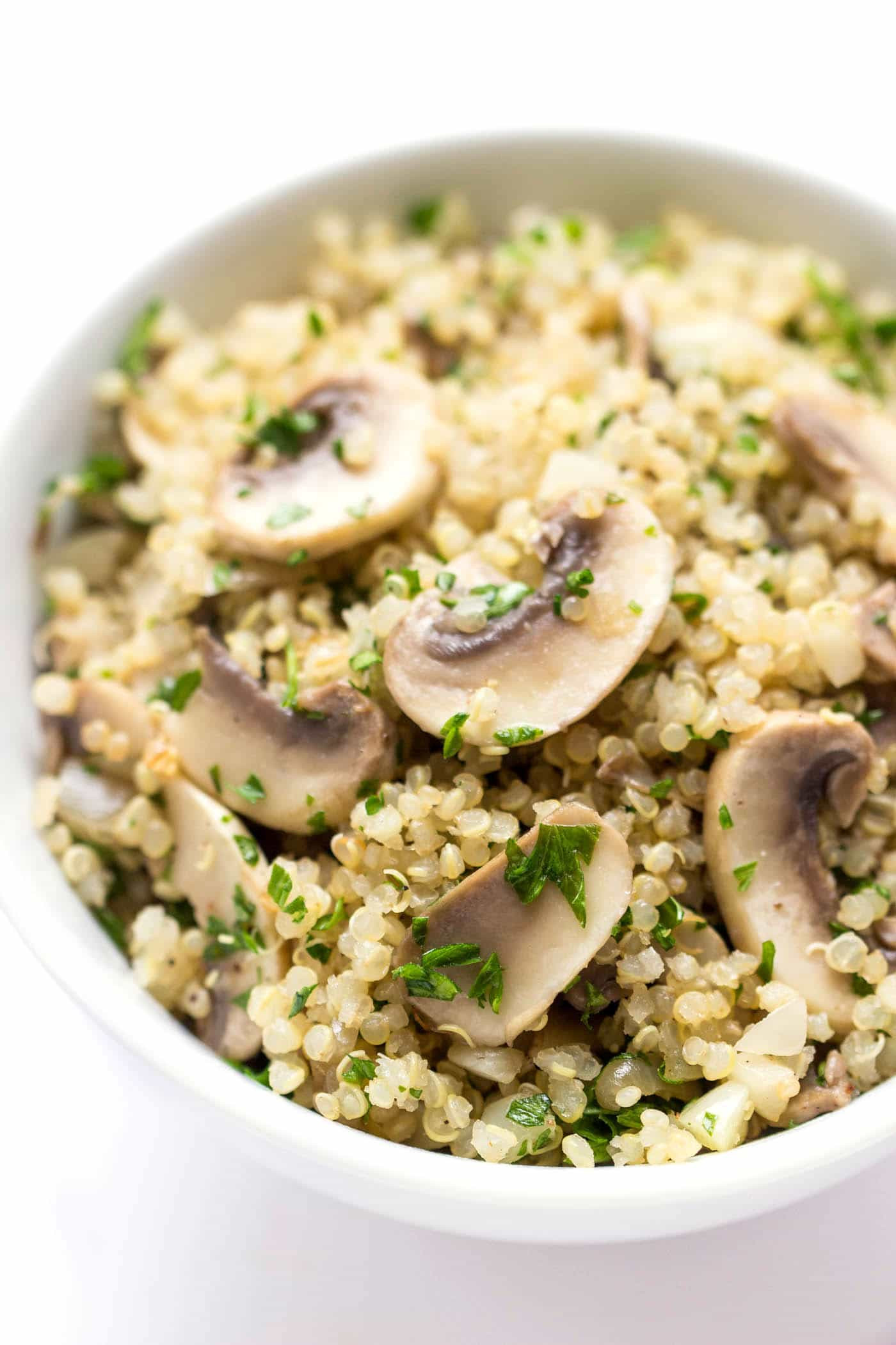 Quinoa Mushrooms Recipes
 10 Minute Garlic Herb Mushroom Quinoa Simply Quinoa