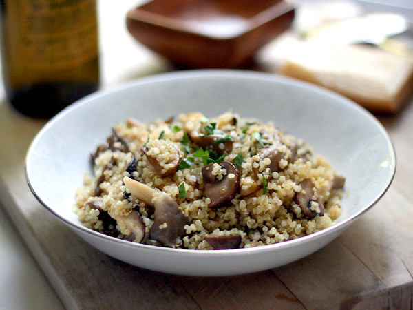 Quinoa Mushrooms Recipes
 Mushroom Quinoa Risotto recipe