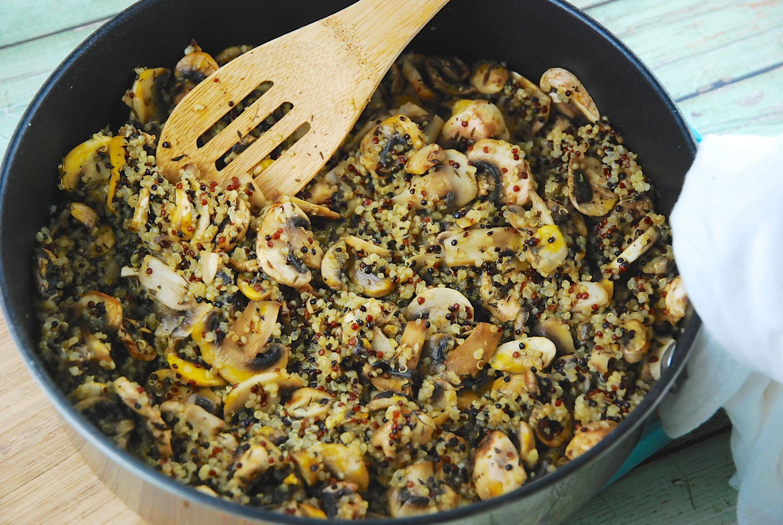 Quinoa Mushrooms Recipes
 Mushroom & Quinoa Sauté 5 Points LaaLoosh