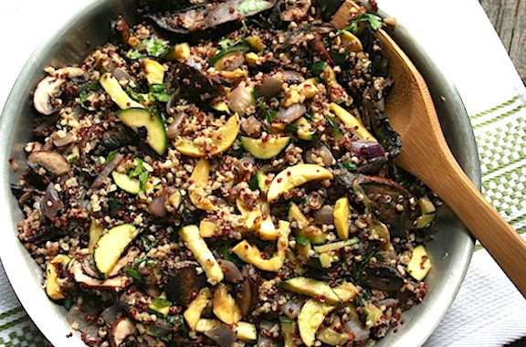 Quinoa Mushrooms Recipes
 Quinoa with Mixed Squashes and Mushrooms